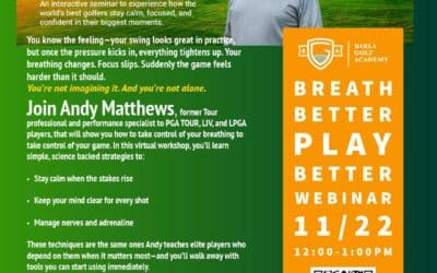 Breathe Better. Play Better. Webinar with Andy Matthews 11/22/25