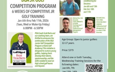 Winter 2026 BGA JR GOLF COMPETITION PROGRAM