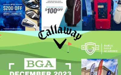 Callaway Nov – Dec 31st Special Discounts