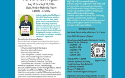 Coach Barla’s NEW Junior Competitive Golf Performance – Group Program