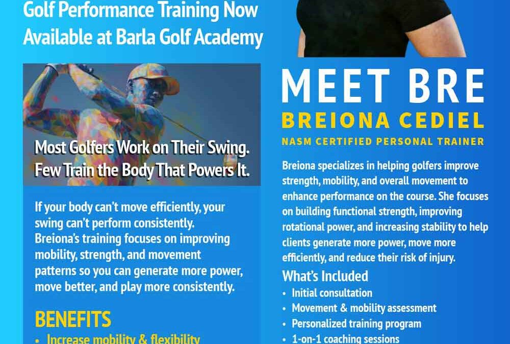 NEW – Golf Performance Training with “BRE” (Breiona)