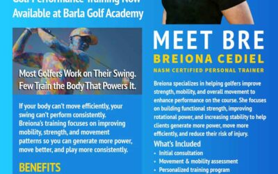 NEW – Golf Performance Training with “BRE” (Breiona)