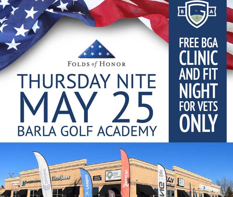 Free BGA Clinic & Fit Nite for Vets Only May 25