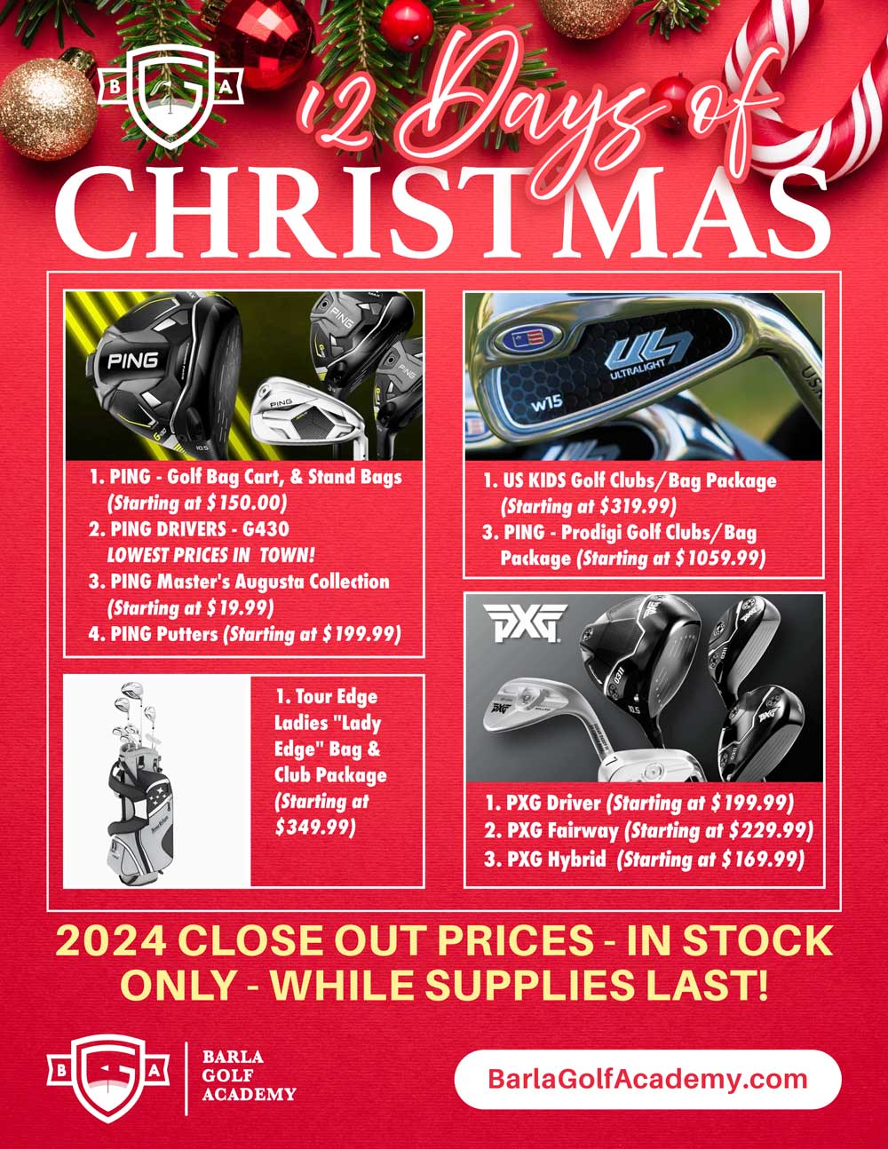 Barla-Golf-Academy-12-Days-of-Christmas-1-4-Dec2024-Flyer-1000x1294