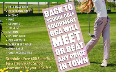 Back to School Golf Equipment Sale