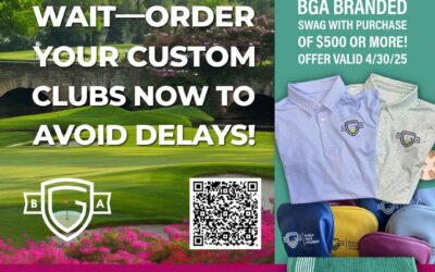 Don’t Wait—Order Your Custom Clubs Now to Avoid Delays!