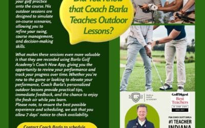 Did You Know Coach Barla Teaches Outdoor Lessons?
