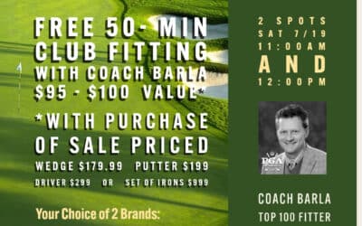 FREE Fit Saturday 7/19 with Coach Barla (with purchase*)