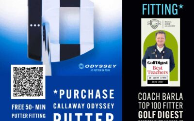 Get a FREE 50-min putter fitting with purchase of Qualifying Callaway Odyssey Putter