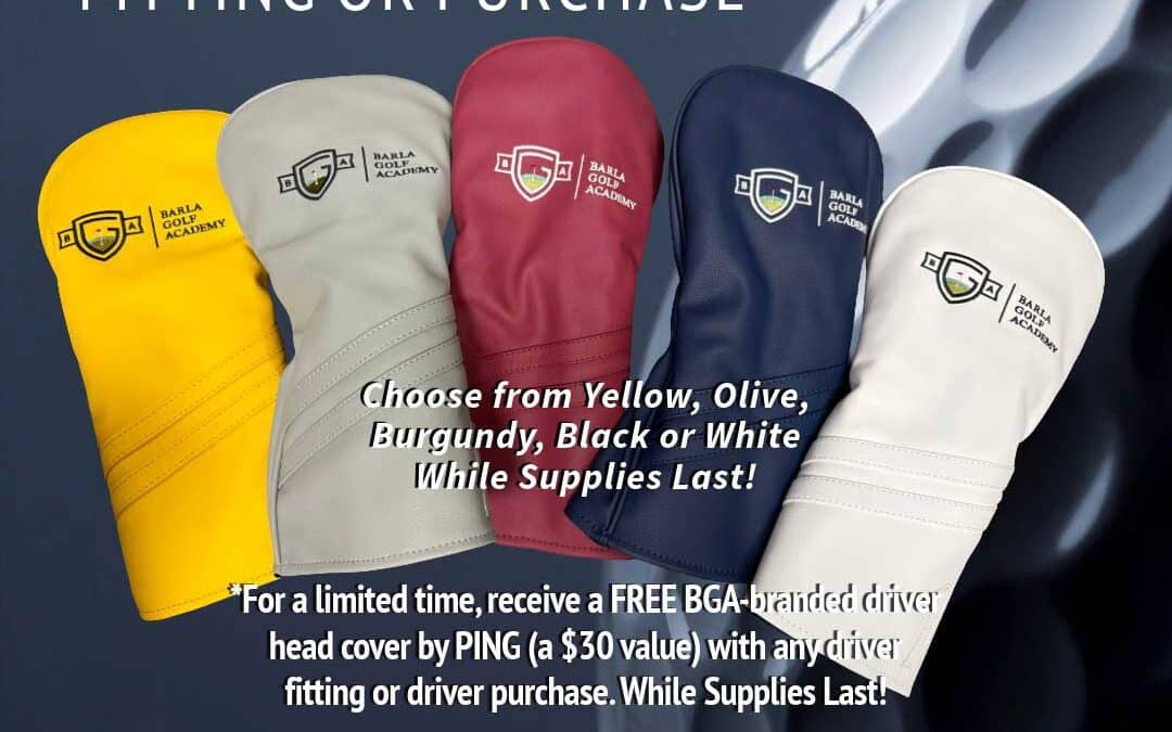 FREE PING BGA Branded Driver Head Cover