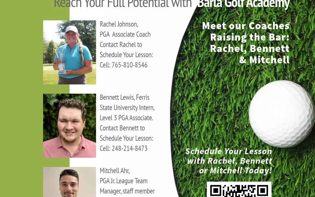 Golf Coaches Raising the Bar: Rachel, Bennett & Mitchell