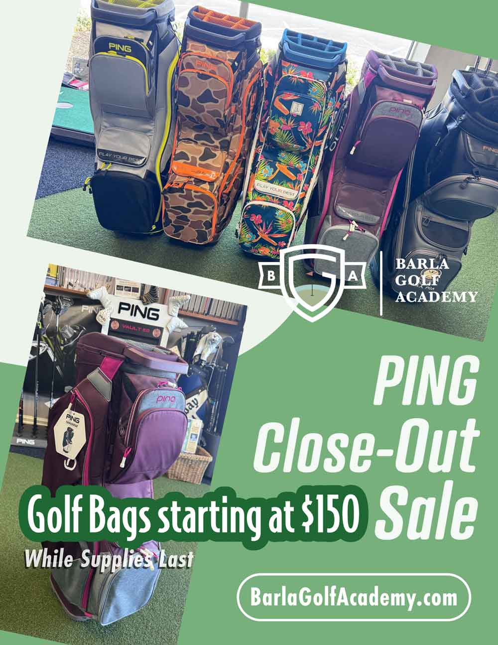 Barla-Golf-Academy-PING-Golf-Bags-Close-Out-Jan2025-Flyer-1000x1094