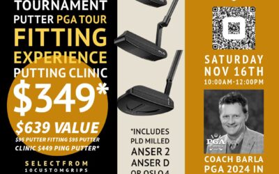 PING PLD Milled Tournament Putter Fitting, Clinic & Putter