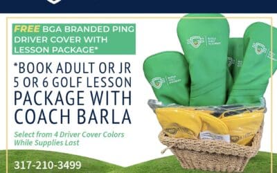 Free BGA Branded PING Driver Cover with Lesson Package*