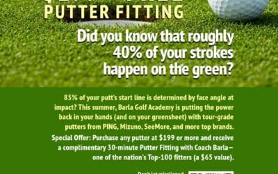 FREE 30 Min Putter Fitting with Purchase of Putter $199 and up