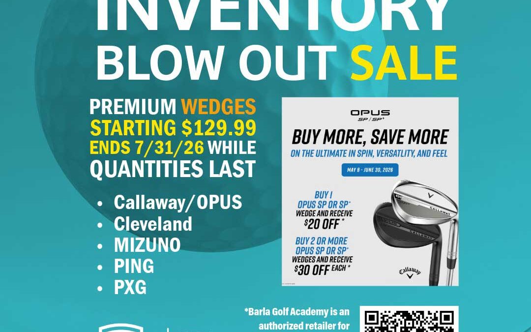 BGA WEDGE INVENTORY BLOWOUT