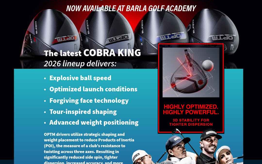 Introducing the All-New Cobra 2026 OPTM Line at Barla Golf Academy