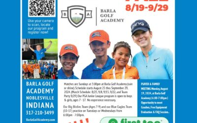 Join Our PGA Fall Jr League – 8/19 – 9/29/24