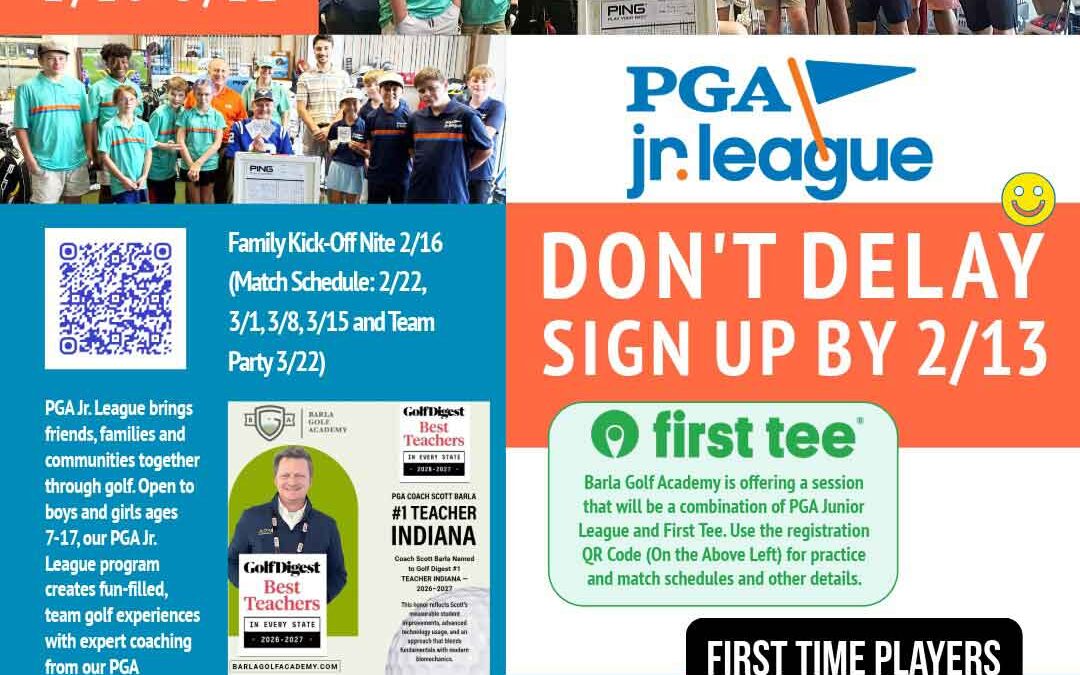 PGA Jr League Feb/Mar 2026 Clinic
