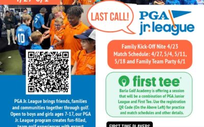 PGA Jr League Spring Apr 27-Jun 1 2025