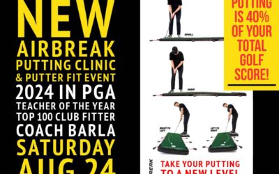 FREE – New Airbreak Putting Clinic & Fit Event 8/24