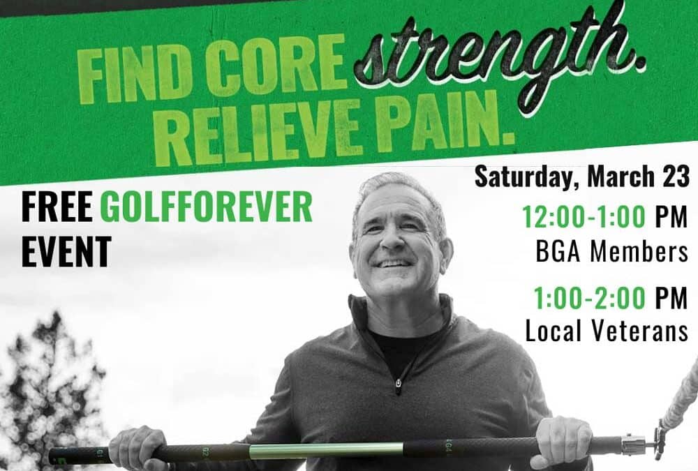 GolfForever Training Event March 23 2024